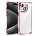thumbnail image 1 of Cutyskin for iPhone 15 Case Support Wireless Charging, Military-Grade Protection, Resists Yellowing and Scratches, Shockproof Hybrid Rubber TPU Transparent Phone Case for iPhone 15, Pink, 1 of 9