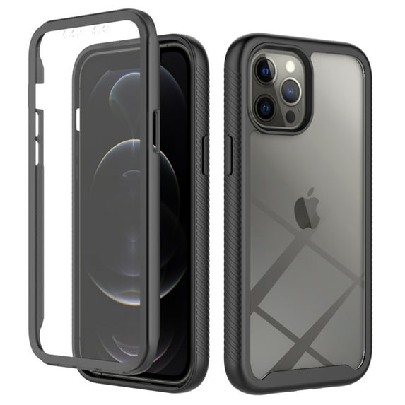 Cutyskin for iPhone 15 Pro Max Case, with Built in Screen Protector Heavy Duty Drop Protection, 2 in 1 Full Body Rugged Shockproof Dust Proof Dual Layer Tough Protective Phone Cover, Black