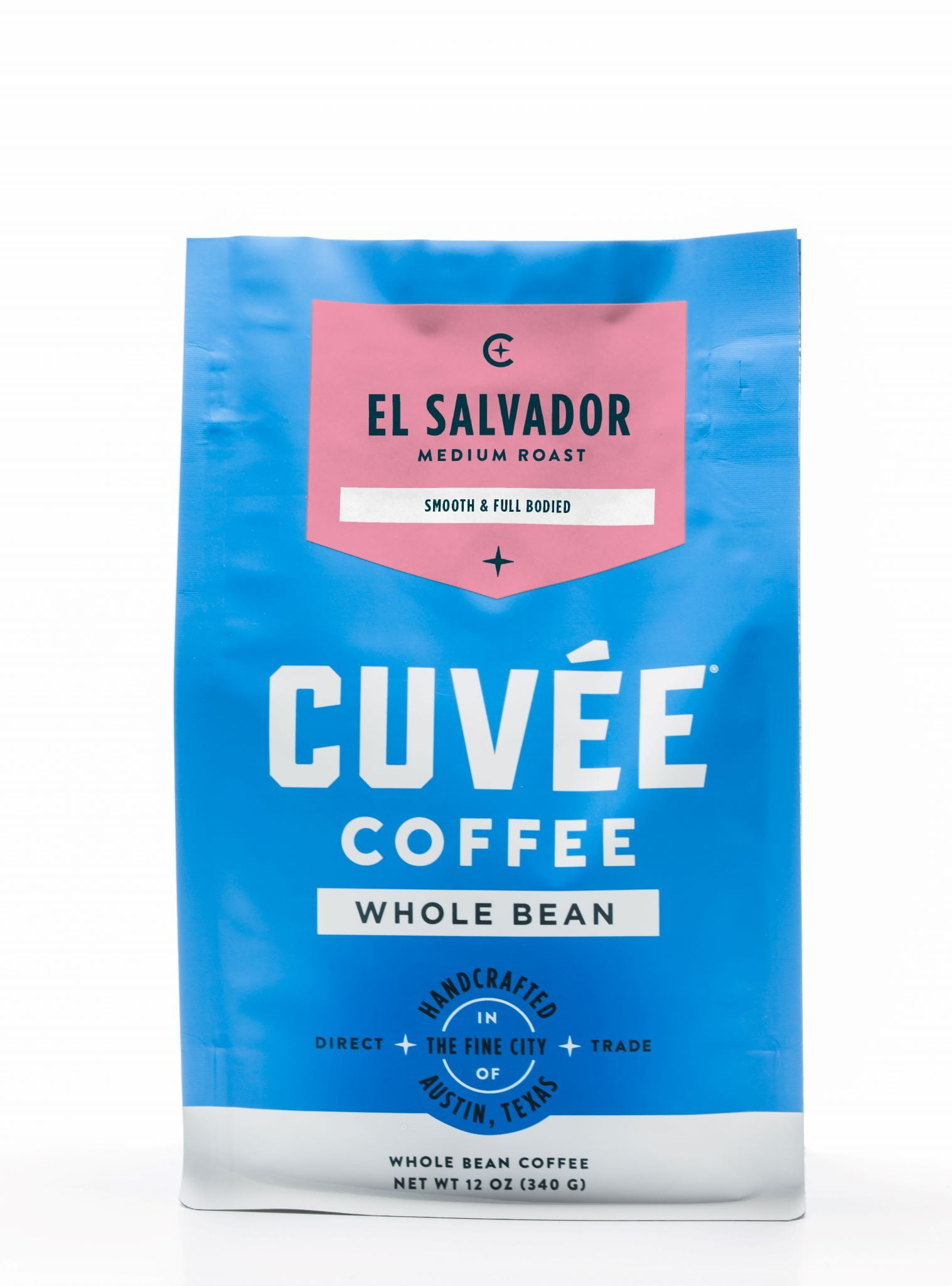 Cuvee Coffee Whole Bean Medium Roast Coffee 12 oz