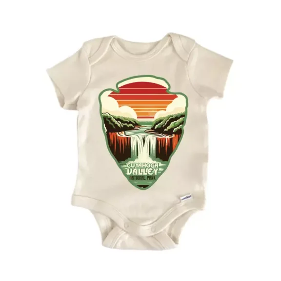 Cuyahoga Dalley National Park Baby Boy Girl Clothes Infant Bodysuit Cute Newborn Cute Baby Onesie, BABY BODYSUIT LAT 4424