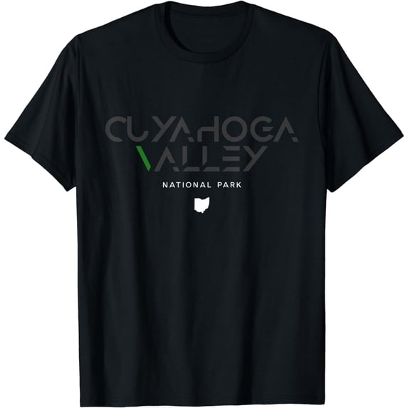 Cuyahoga Valley National Park Ohio Tonal Retro Vintage T-Shirt