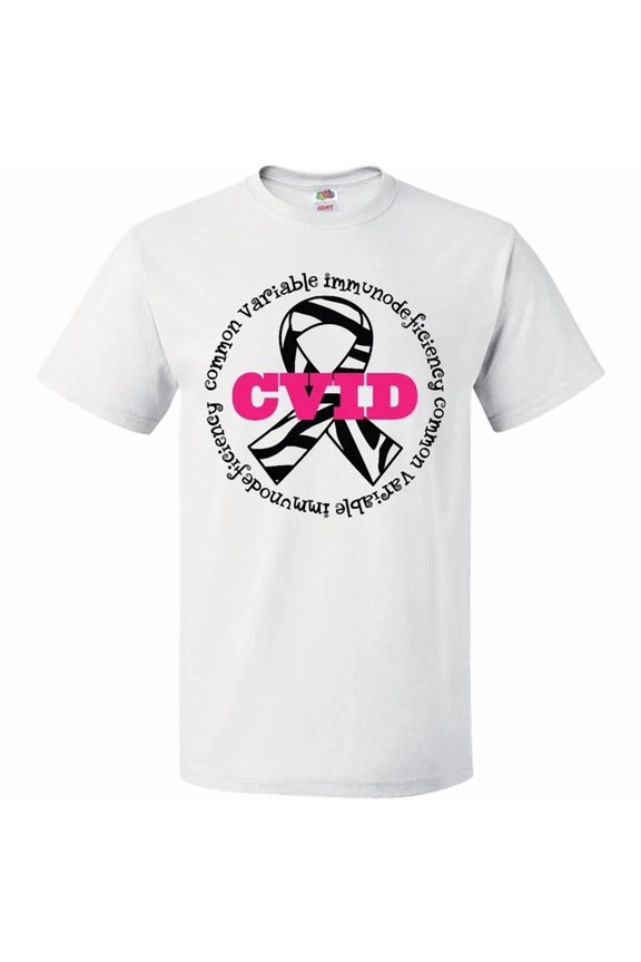 Cvid Awareness Ribbon T-Shirt Common Variable Immunodeficiency Pidd