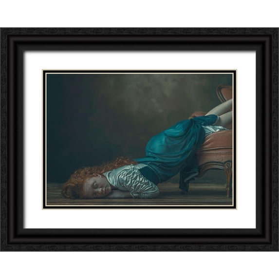 Cwikla, Ewa 24x18 Black Ornate Wood Framed with Double Matting Museum Art Print Titled - Renaissence