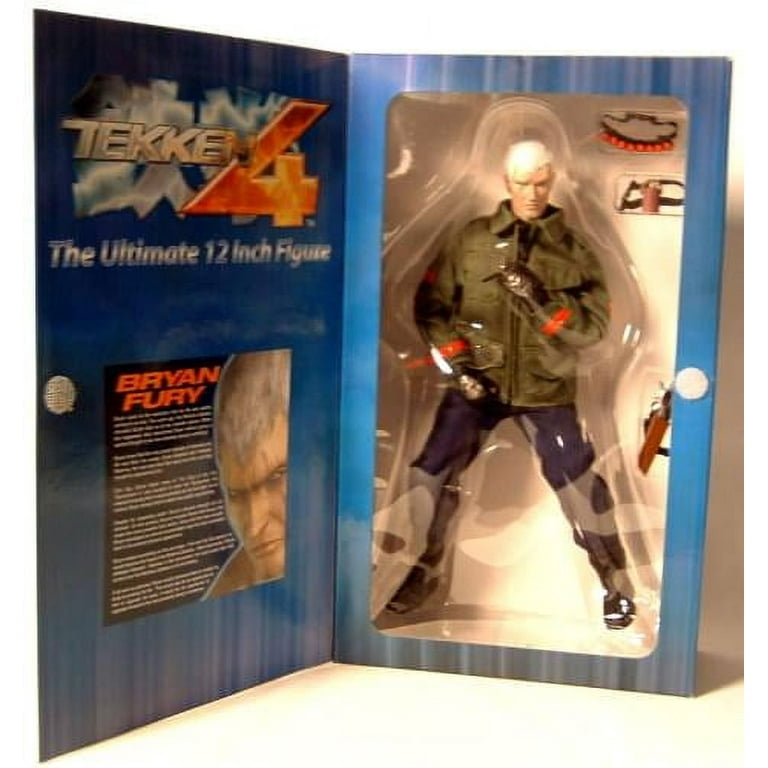 Tekken 4 Bryan Fury Action Toy Collectible Figure with Over