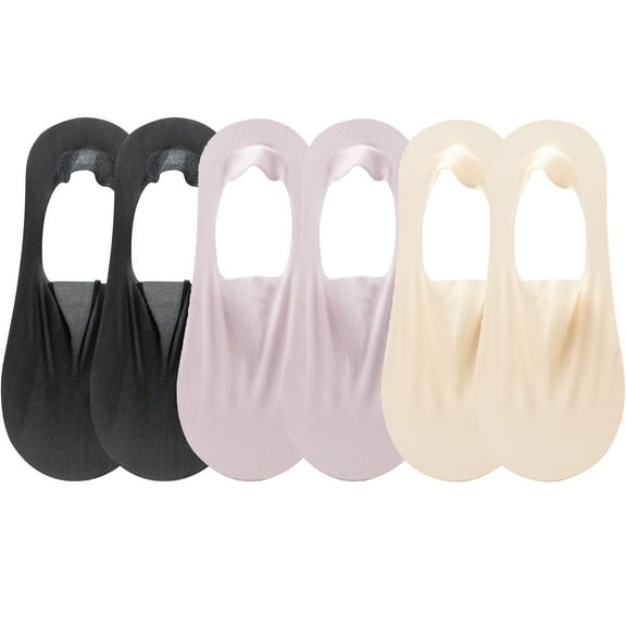 Cxenplz 6 Pairs Womens Socks Smooth Seamless Socks Ventilation Non Slip Low Cut Invisible Liner Footies Socks Lightweight Low-Ankle Socks Summer Thin Breathable No Show Socks Womens for Flats Loafers