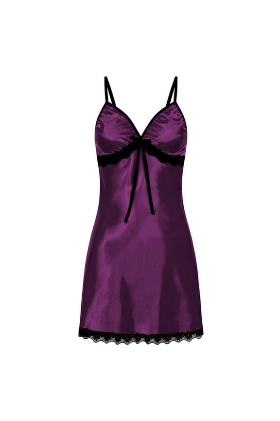 Lingerie for Women Nightgown Lace Chemise Satin Slip Silk Negligee Nightie Bridal Babydoll Sleepwear