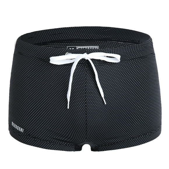 Cxenplz Logo Print Drawstring Swim Trunks for Men Flat Front Seamless Waisted Swimsuit Pretty Soft Wrinkle-Resistant Quarter Pants Quick Dry Swim Shorts