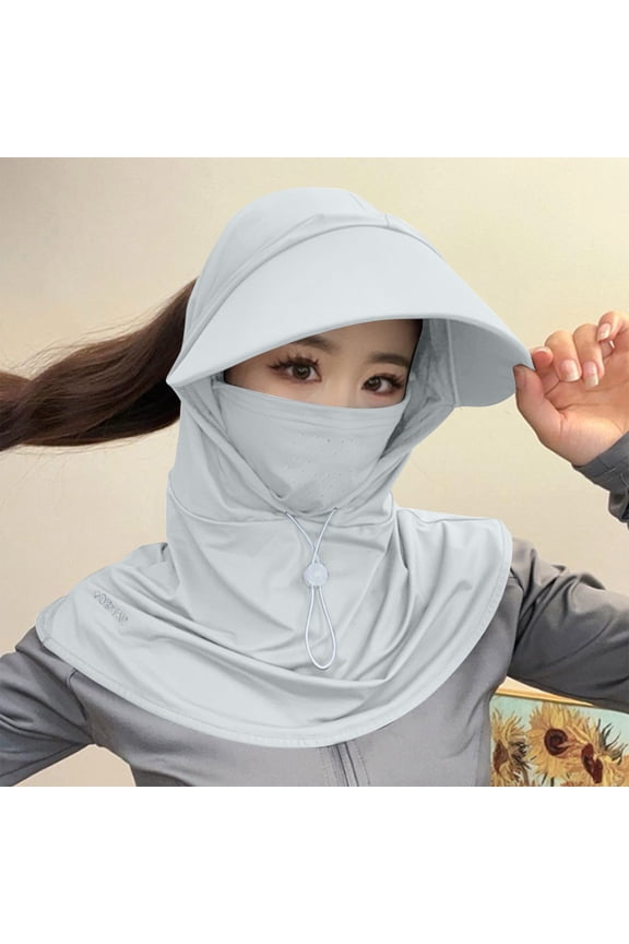 Unisex Womens Balaclava Face Cover Hood Breathable Full Head Mask Balaclava Mask Sun Protection Cycling Skiing Fishing Hat for Men