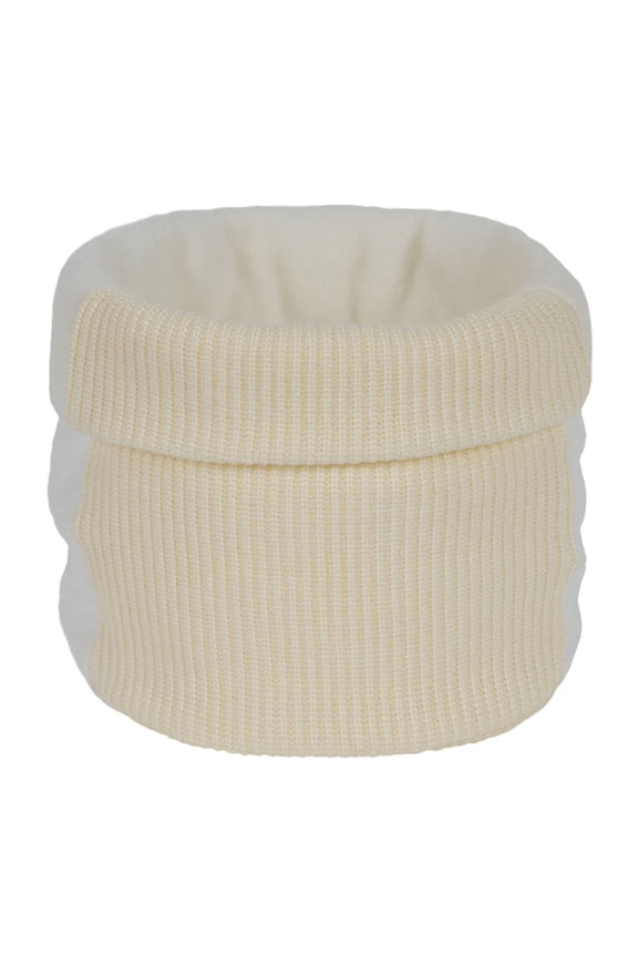 Unisex Womens Mens Neck Warmer Gaiter Scarf Thick Thermal Knitted Snoods Windproof Soft Lining Elastic Snoods for Cold Weather