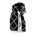 thumbnail image 1 of Cxenplz Winter Knitted Scarfs for Women Soft Feel Plaid Scarf Long Blanket Scarf Fall Winter Pashmina Shawls and Wraps, 1 of 3