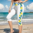 thumbnail image 1 of Cxenplz Women's Long Swim Shorts Swimming Board Shorts High Waisted Tummy Control Capri Legging, 1 of 5