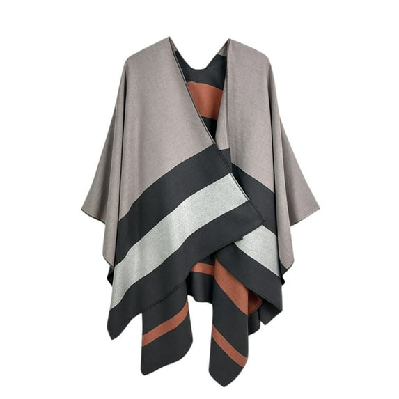 Cxenplz Womens Scarf Patchwork Colorblock Cozy Scarf Shawls Chunky Winter Warm Soft Large Blanket Scarves Wraps