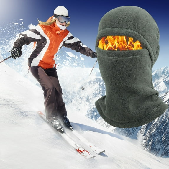 CxhicLuv 2025 Christmas Winter Warm Mask 14×11 Inch, Cold-Weather Neck Cover – Windproof, Fleece-Lined, Breathable for Running, Perfect for Outdoor Sports Enthusiasts, Winter Workers, Dark Gray