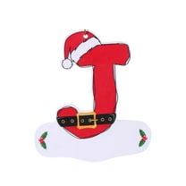 CxhicLuv 26 Letter Christmas Tree Ornaments, Personalized Alphabet Hanging Pendants, Wooden Christmas Decorations, Custom Holiday Ornaments for Home, Christmas Gifts for Family & Friends