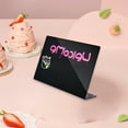 thumbnail image 1 of CxhicLuv Acrylic Blackboard Price Display, V-Shaped Erasable Table Sign for Menus & Advertising, Versatile Display Board for Office, Retail & Event Decoration, Stylish Price Listing Board, 1 of 6