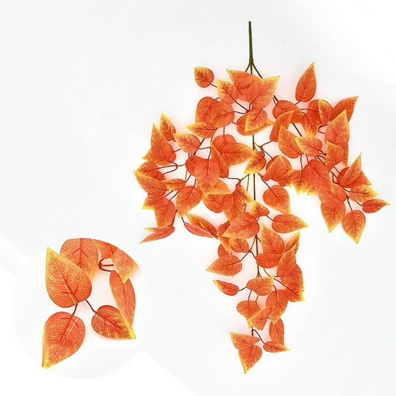 CxhicLuv Artificial Green Wall Hanging Plant, Realistic Plastic Greenery for Indoor Decoration, 84 Leaves, Three-Dimensional Wall Hanging Greenery for Home, Office & Apartment Décor