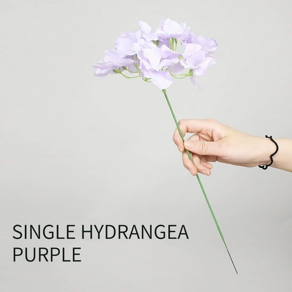 CxhicLuv Artificial Hydrangea Silk Flowers for Home & Wedding Decor, Purple/Fuchsia, No Maintenance, Christmas Decorations Indoor & Outdoor, Elegant Hydrangeas for Seasonal Decor