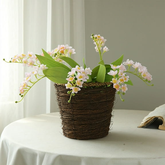 CxhicLuv Artificial Wind Flower Decoration, Realistic Fake Silk Flowers for Home & Wedding, Table Centerpiece & Living Room Decor, White/Pink/Green/Yellow for Christmas Table Decor