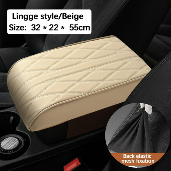 CxhicLuv Car Armrest Pad, Vehicle Memory Foam Console Cushion Heightening, Pressure-Relieving, Comfortable – Ideal for Long Drives, Daily Commutes Elbow Pain Sufferers, Car Owners