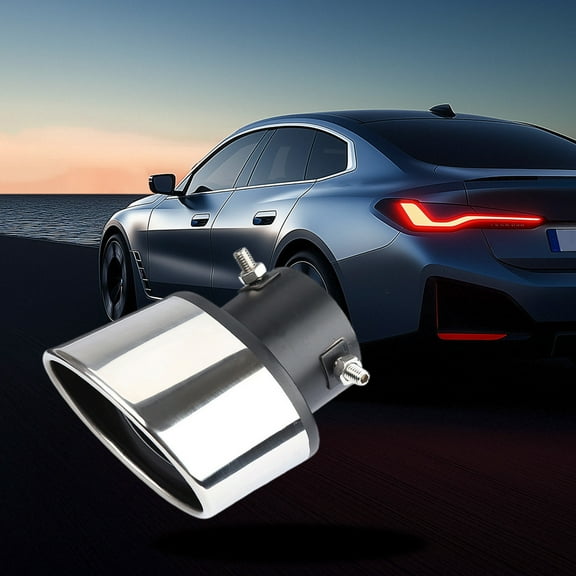CxhicLuv Car Exhaust Cover, Auto Stainless Steel Tailpipe, Modified Decorative Universal Fit, Vehicle Modification Accessories, Exhaust Styling & Protection for Car Owners, Mod Enthusiasts