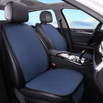 CxhicLuv Car Seat & Back Cushion, Auto Ventilated Pad, 24.4x19.7 Inch Summer Cool Cushion for All Seasons, Car Comfort Accessories, Protruding Gaps for Airflow & Pressure Relief, Drivers, Blue