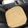 thumbnail image 1 of CxhicLuv Car Seat Cushion, Auto Polyester Pad, 47.5x46.5cm All-Season Fully Enclosed, Car Comfort Accessories, Breathable Support for Drivers, Passengers, Beige, 1 of 6