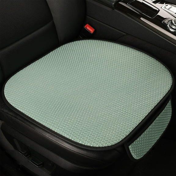 CxhicLuv Car Seat Cushion, Auto Seat Pad, 50x50cm Fibre Ventilated All-Season, Car Comfort Accessories Kit, Heat Dissipation & Support for Drivers, Short-Distance Travelers, Green