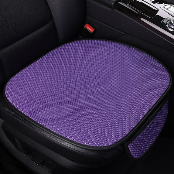 CxhicLuv Car Seat Cushion, Auto Seat Pad, 50x50cm Fibre Ventilated All-Season, Car Comfort Accessories Kit, Heat Dissipation & Support for Drivers, Short-Distance Travelers, Purple