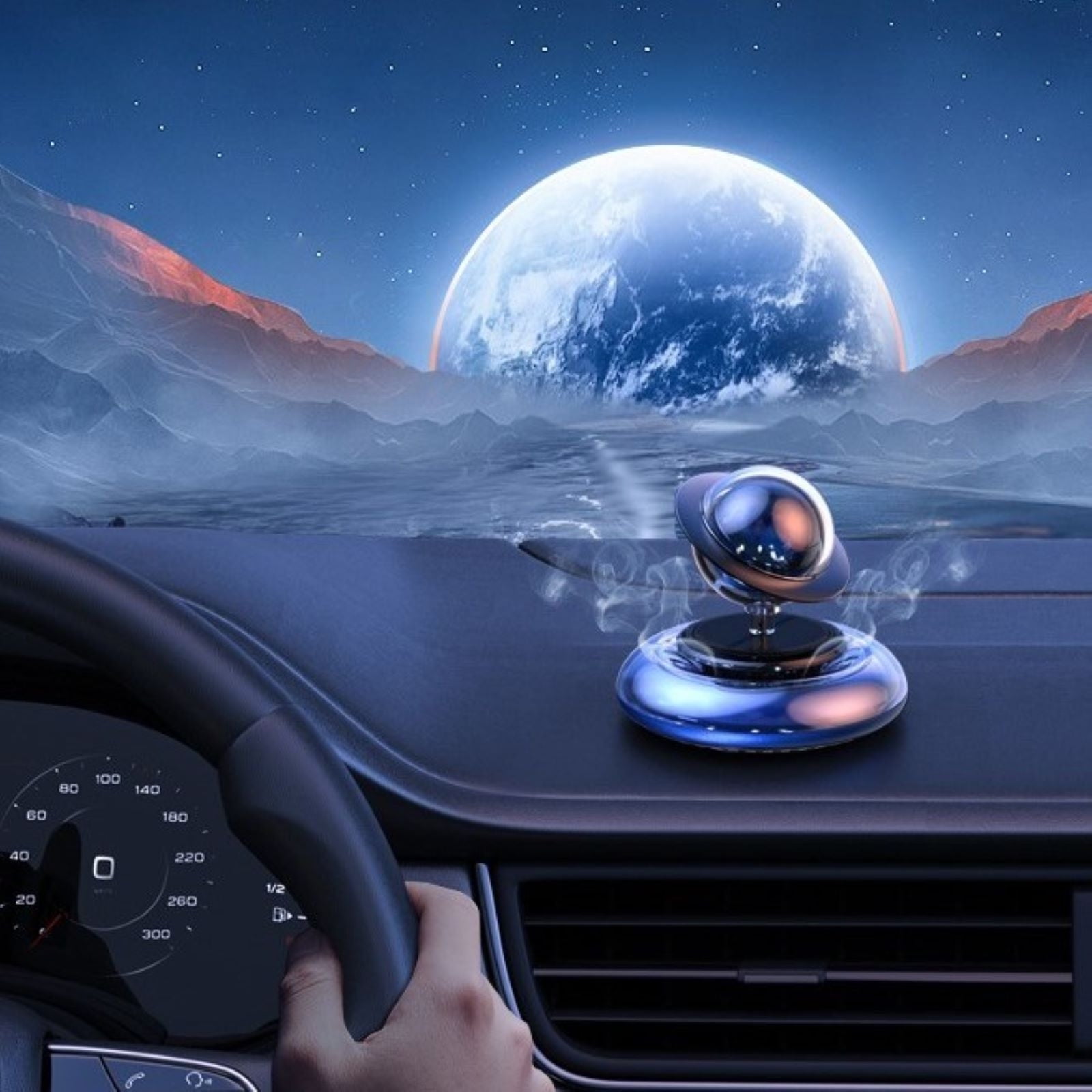 CxhicLuv Car Solar Aromatherapy Auto Turbine Diffuser Star Shaped CxhicLuv Car Solar Aromatherapy Auto Turbine Diffuser Star Shaped