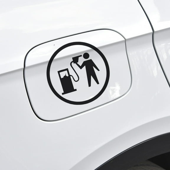 CxhicLuv Car Stickers, Auto Decals, Funny Cover Decorative Multi-Color, Car Exterior Accessories, Personalized Decoration & Reminder for Car Owners, DIY Enthusiasts, Black