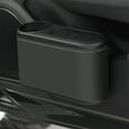 thumbnail image 1 of CxhicLuv Car Trash Can, Auto Interior Bin, Leather Leakproof Door-Mounted Storage, Vehicle Organizer Accessories, Garbage & Item Storage for Car Owners, Families, Commuters, Black, 1 of 8