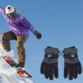 thumbnail image 1 of CxhicLuv Children's Winter Outdoor Sports Gloves, Thick and Warm Split Finger Ski Gloves for Kids, Adjustable Strap Snow Gloves, Windproof and Comfortable for Skiing, Riding, Biking, 1 of 8