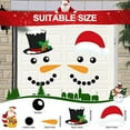 thumbnail image 1 of CxhicLuv Christmas Snowman Magnetic Refrigerator Sticker, DIY Holiday Decorations for Garage Door & Wall, Reflective Christmas Decor with Magnetic Snowman Face for Indoor & Outdoor Holiday Decor, 1 of 9