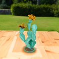 thumbnail image 1 of CxhicLuv Colorful Cactus Yard Art, Painted Metal Garden Decor, Outdoor Iron Agave Plant Figurines for Christmas Decorations & Lawn, Rust-Proof Garden Stakes, Christmas Tree Decorations, 1 of 7