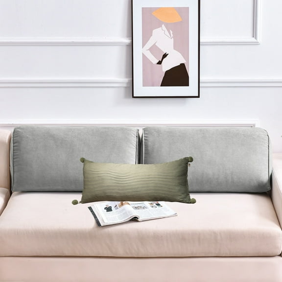 CxhicLuv Cool Body Pillow for Adults - Extra Long Shredded Memory Foam Pillow with Super Soft Cover, Ergonomic Support for Side Sleepers - Comfortable Bed Pillow with Zipper Closure, Green