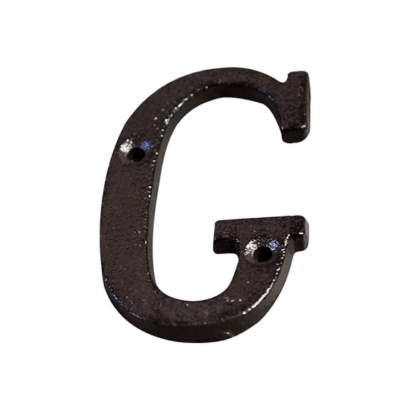 CxhicLuv Creative Wrought Iron Letters, Alloy Metal Decorative Letters, DIY House Number Letters, Vintage Industrial Iron Letters, Outdoor Garden Home Decor Signage