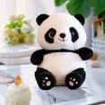 thumbnail image 1 of CxhicLuv Cute Pandas Plush Doll, Realistic Stuffed Animal Toy, Soft & Cuddly Panda for Kids, Perfect Christmas Gift, Adorable Plush Toy for Bedroom & Playroom Decor, Family Christmas Pajamas Set, 1 of 6