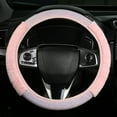 thumbnail image 1 of CxhicLuv Diamond Steering Cover, Non-Slip Wheel Grip Elastic, Sparkling, Comfortable – Suitable for Cars, SUVs Women, Fashion-Conscious Drivers, Pink, 1 of 6