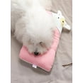thumbnail image 1 of CxhicLuv Dog Soothing Pillow, Soft Pet Sleep Pad, Cervical Support & Sleep-Improving for Dogs, Machine Washable & All-Season Use, 11x7.5 Inches,Pink, 1 of 6