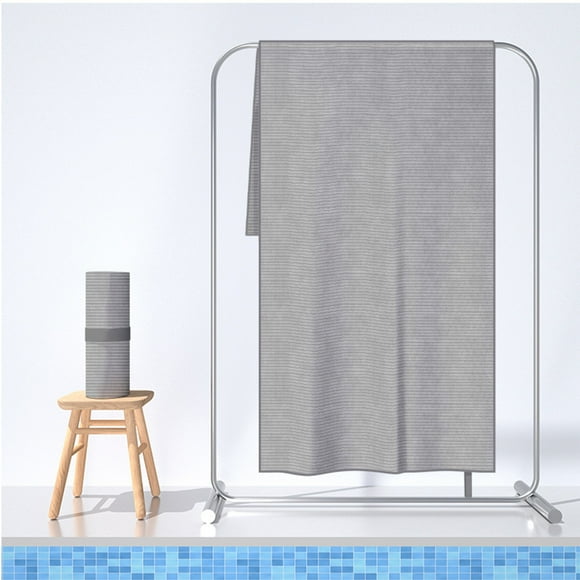 CxhicLuv Double-Sided Velvet Towel, 39.4×11.8 Inch, Quick-Dry, Absorbent, Portable, Ideal for Gyms, Beaches, Polyester & Sand-Free, Suitable for Athletes, Travelers