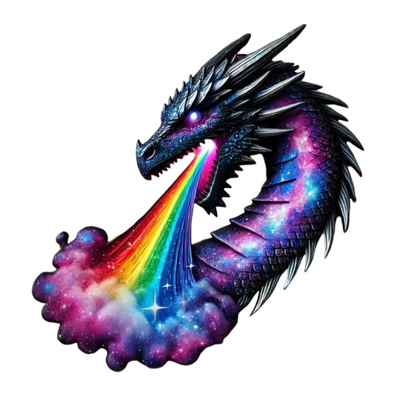 CxhicLuv Dragon Breath Keychain, Acrylic Hanging Decoration, Unique Dragon-Themed Zipper Accessory for Backpacks, Luggage & Keychains, Lightweight & Durable, Perfect for Gifts & Personal Use
