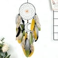 thumbnail image 1 of CxhicLuv Dream Catcher Wall Decor, Handwoven with Feathers and Beads, Catches Bad Dreams, Suitable for Bedroom and Car, Brings Positive Energy, Unique Housewarming Gift, Gray, 1 of 3