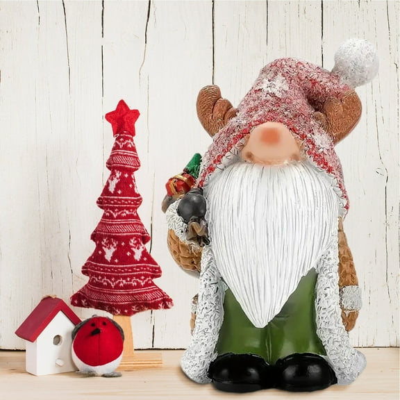 CxhicLuv Dwarf Resin Garden Gnome Decoration, 2PC Lawn Ornaments for Garden & Porch, Whimsical Garden Statue for Yard, Patio & Outdoor Decorations, Cute Resin Gnomes to Welcome Your Guests