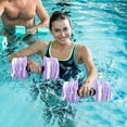 thumbnail image 1 of CxhicLuv Floating Dumbbells, 2pcs, Buoyant, Soft Rubber Grip, Water Yoga Equipment – Ideal for Swimming, Pool Fitness, Perfect for Swimmers, Yoga Lovers, 1 of 7