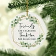 thumbnail image 1 of CxhicLuv Friendship Ornaments for Christmas, Acrylic Pendant for Friends, Special Thinking of You Gift, Personalized Christmas Keepsake, Beautiful Christmas Tree Ornament, 1 of 7
