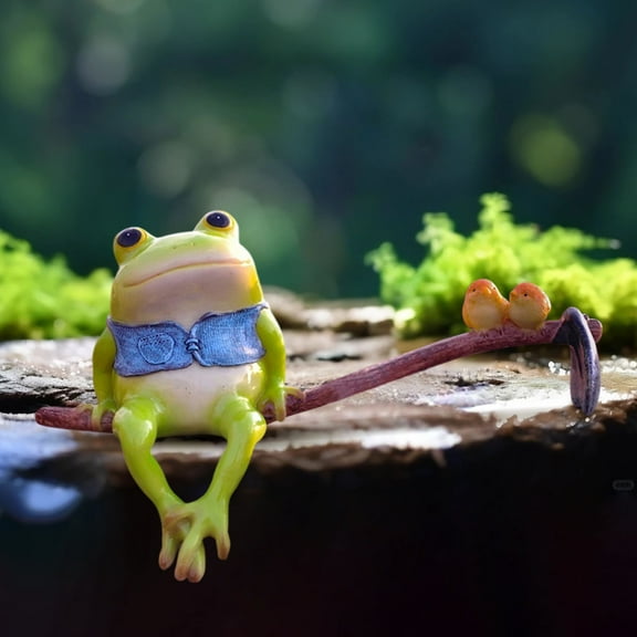 CxhicLuv Frogs Garden Statue, Large Resin Frog Decoration for Garden, Outdoor & Indoor Flower Pot Ornament, Cute Watering Frog for House & Housewarming Gifts, Perfect for Courtyard & Patio