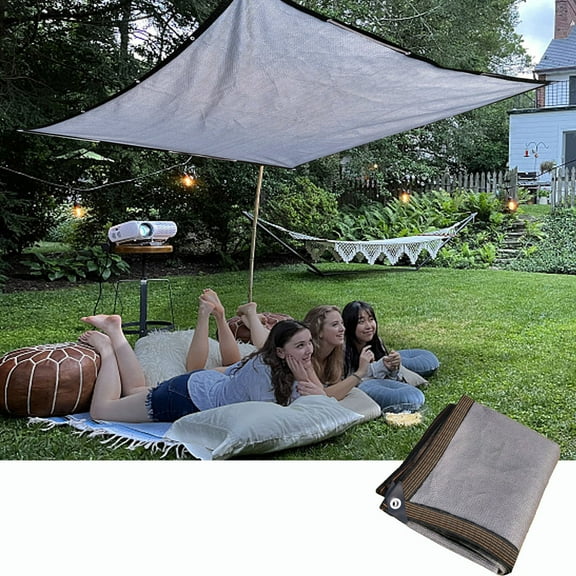 CxhicLuv Gray Sun Shade Cloth, 78.7×98.4 Inch, Sturdy, UV - Proof, Airy, Ideal for Backyards, Bbq Areas, HDPE & 90% Shade, Suitable for Homeowners, Garden Lovers, Gray