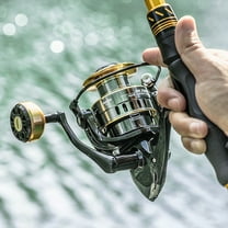 CxhicLuv High-Precision Fishing Reel 5.1×5.1 Inch Aviation Aluminum Spool, 5.2:1 Ratio, Smooth Casting – All-Metal Spinning Wheel, Ideal for Saltwater Fishing, Perfect for Fishing Enthusiasts