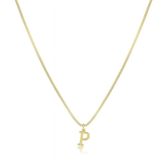 CxhicLuv Initial Dainty Necklace, Personalized Letter Pendant, Ideal for Women, Daily Wear, Stylish & Versatile, Suitable for Fashion Lovers, Gift Recipients, 17.7 Inches