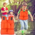 thumbnail image 1 of CxhicLuv Kids' Life Jackets 15.1×17.1 Inch, Child General Purpose Floatation Vests, Elastic Belt, Orange, Safe – Great for Swimming Pools, Boating for Kids 4-12 Years Old, 1 of 4